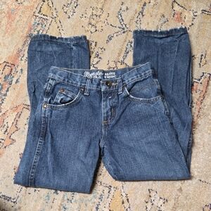 Wrangler Blue Straight Leg Jeans